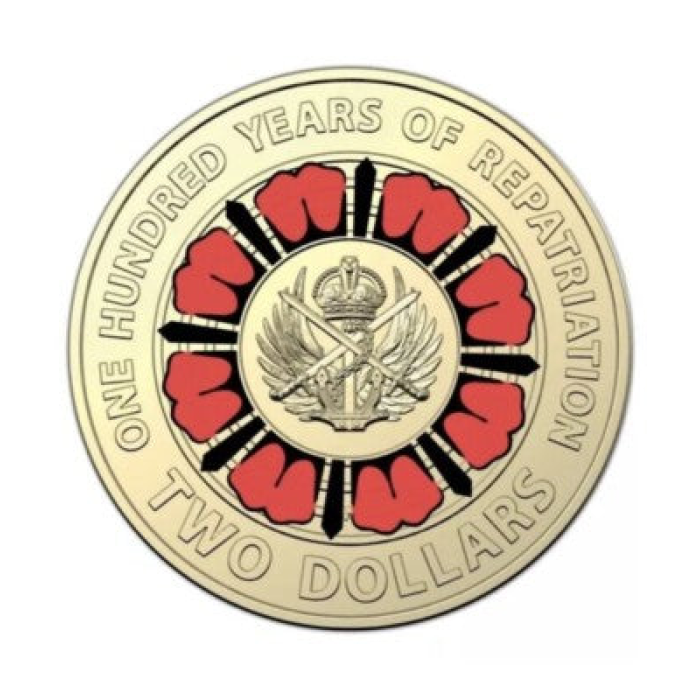 2019 Repatriation $2 RAM ROLL - Includes Protective Tube & Sticker