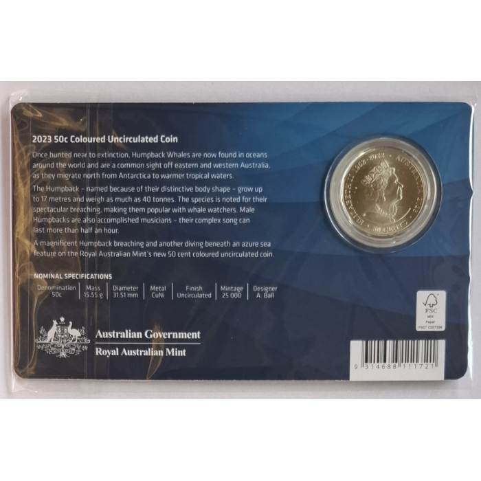 2023 50 Australian Antarctic Territory Carded coin set