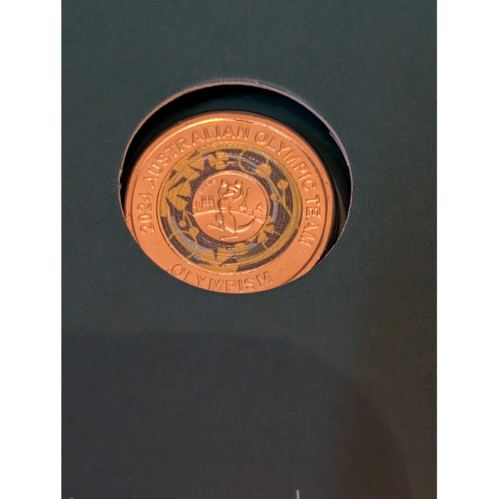 2024 Australian Olympic Team $2 Three-Coin Coloured Uncirculated Set Official