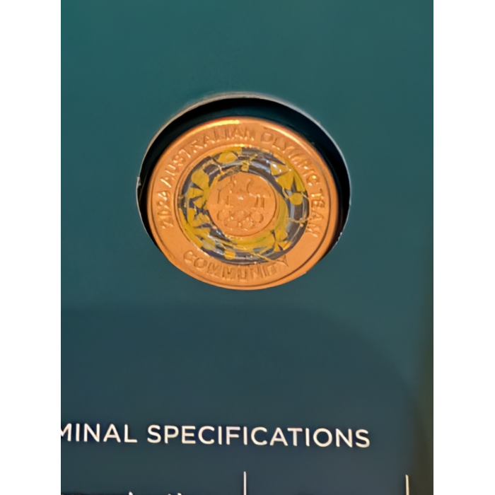 2024 Australian Olympic Team $2 Three-Coin Coloured Uncirculated Set Official