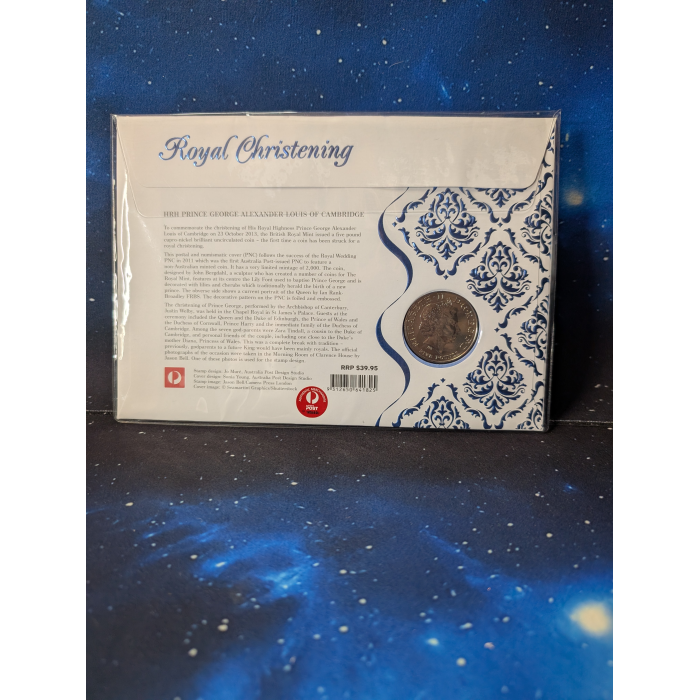 2014 Australian Royal Christening Prince George 5 Pounds PNC Limited Edition