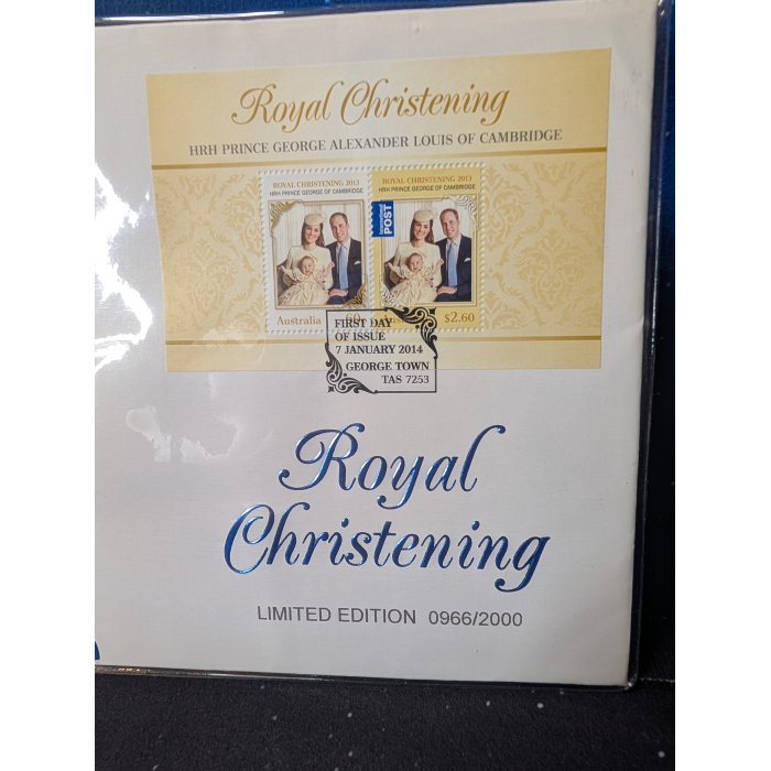 2014 Australian Royal Christening Prince George 5 Pounds PNC Limited Edition