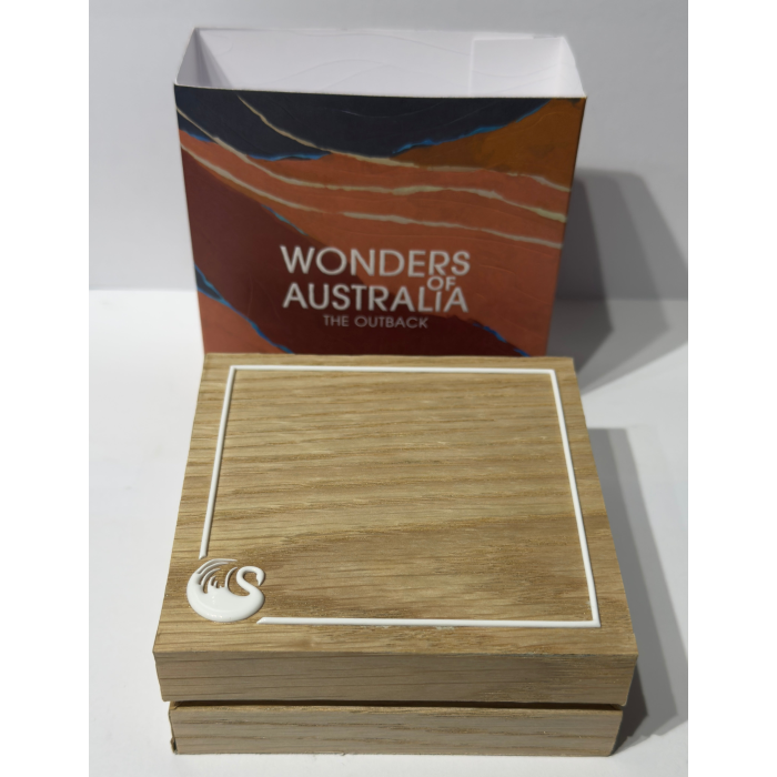 2026 1 OZ Silver Proof Opal Coin - WONDERS OF AUSTRALIA The Outback