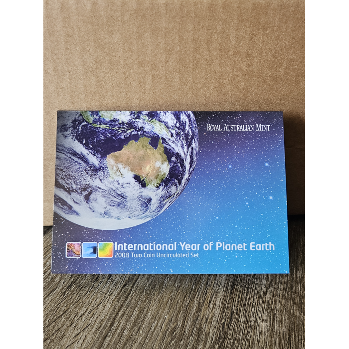 2008 International Year of Planet Earth 2 coin set 