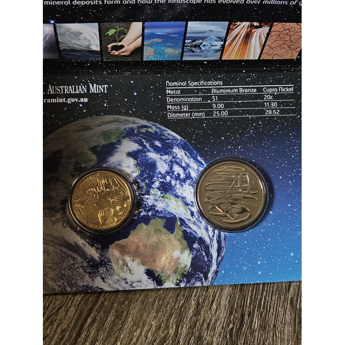 2008 International Year of Planet Earth 2 coin set 