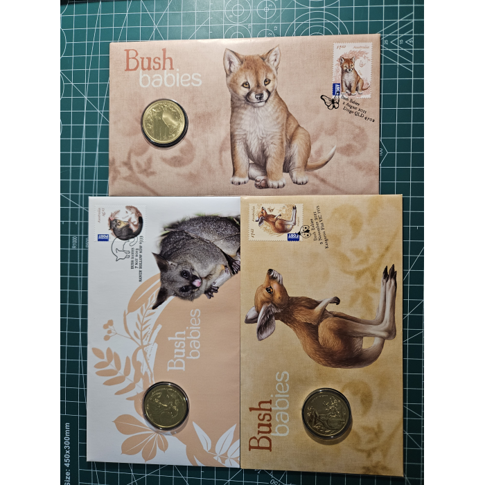 Set of 10 bush babies pnc's 2011 2013