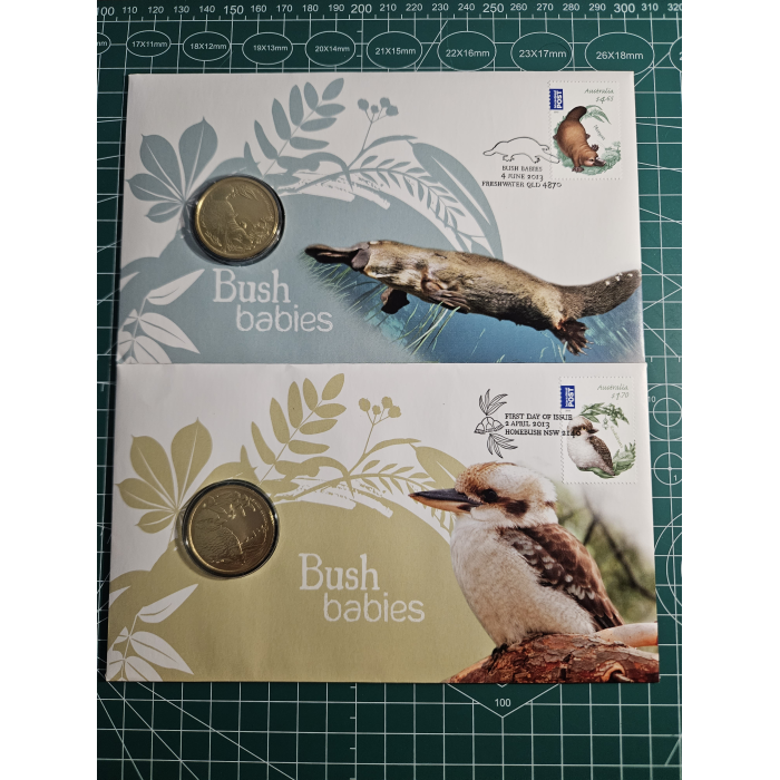 Set of 10 bush babies pnc's 2011 2013