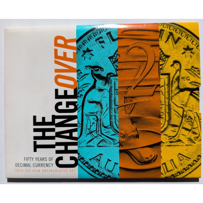 2016 RAM Six Coin Uncirculated Changeover Mint Set  - 50 Years Decimal Currency