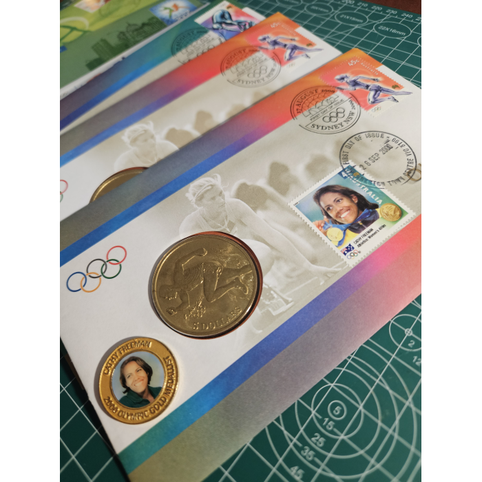 Set of 6 early games pnc's Olympic, London, commonwealth 