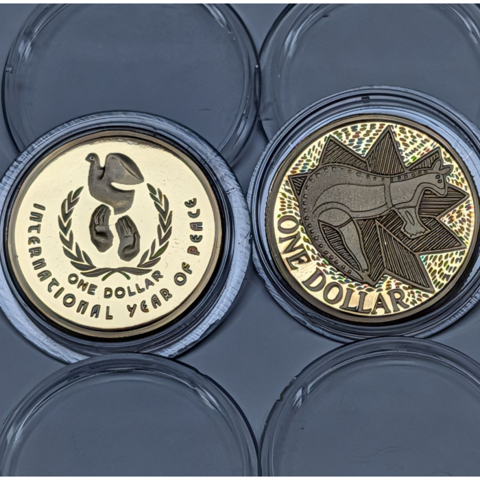 1986 to 1993 (Four) $1 Commemorative Proof Coin Bundle