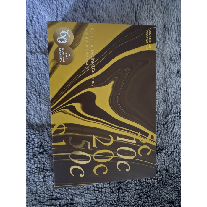 2026 RAM 60th Anniversary Decimal Currency six coin Proof year set 