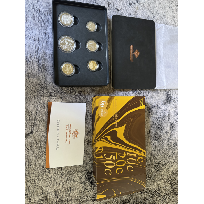 2026 RAM 60th Anniversary Decimal Currency six coin Proof year set 