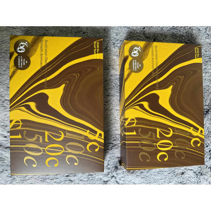 2026 RAM 60th Anniversary Decimal Currency six coin Proof year set 