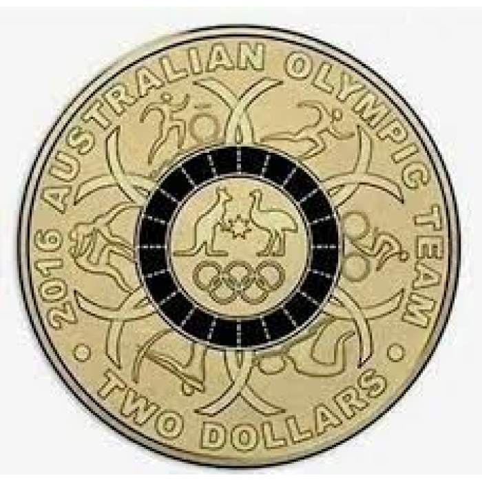 6x $2 2016 RIO OLYMPIC COINS - CIRCULATED SET