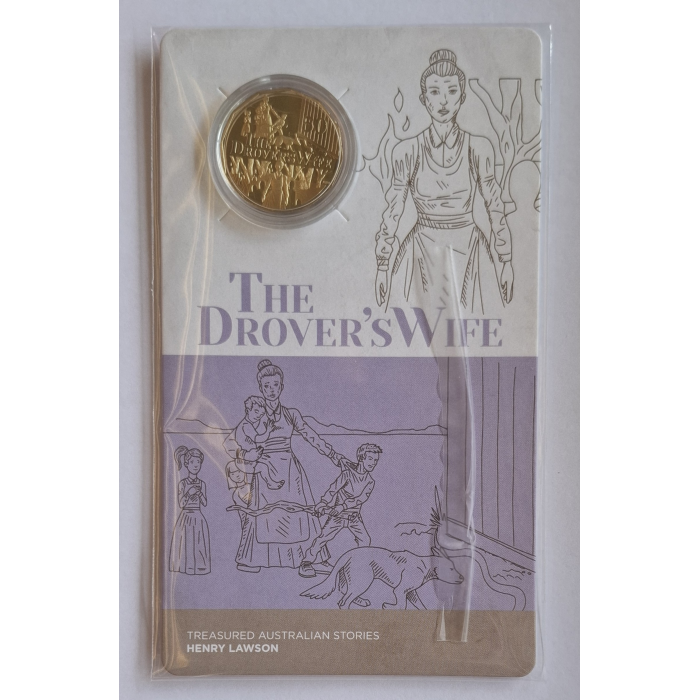 2022 50c Henry Lawson- Treasured Australian Stories- The Drover's Wife