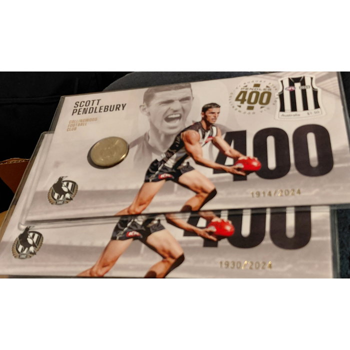 Collingwood AFL celebration of Scott Pendlebury's 400th gameĺ