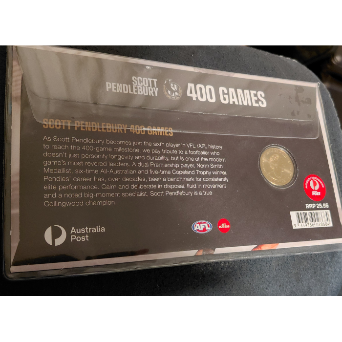 Collingwood AFL celebration of Scott Pendlebury's 400th gameĺ