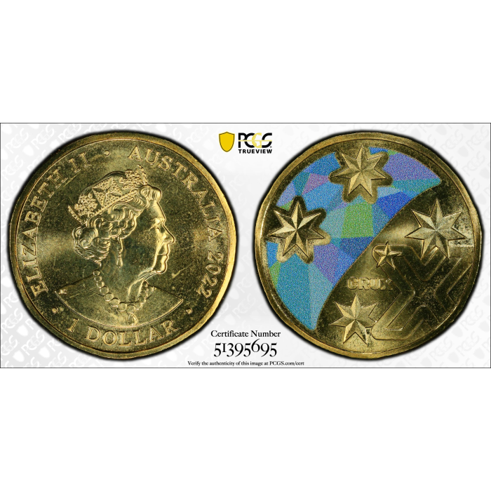 2022 $1 GACH X CRUX COLORISED PCGS MS67