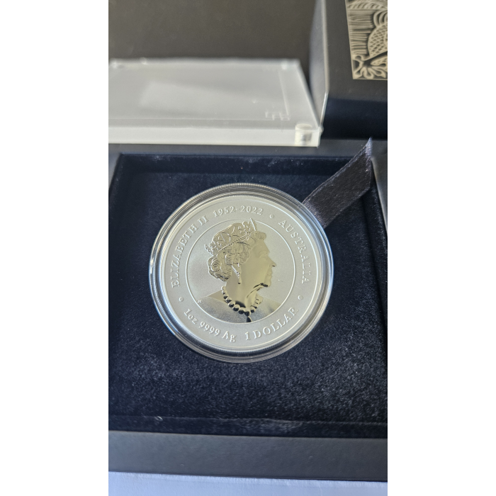 2024 Year of the Dragon 1oz Silver Gilded Coin - Mintage: 25,000
