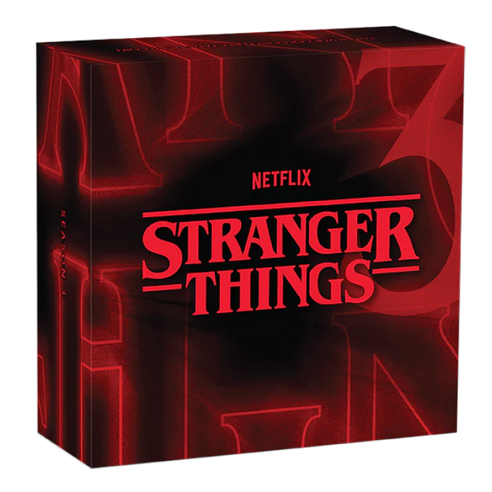 THE PERTH MINT - STRANGER THINGS | SEASON 3 2026 1OZ SILVER COLOURED RECTANGULAR