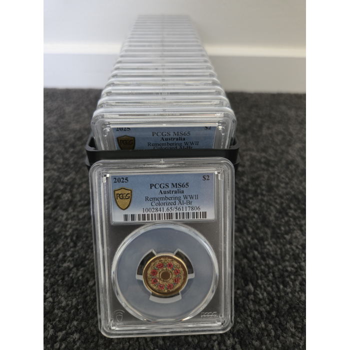 80th Anniversary of WW2 Poppy Wreath MS65