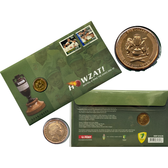 2007 $1 HOWZAT - Australia Wins the Ashes PNC 5046-8000
