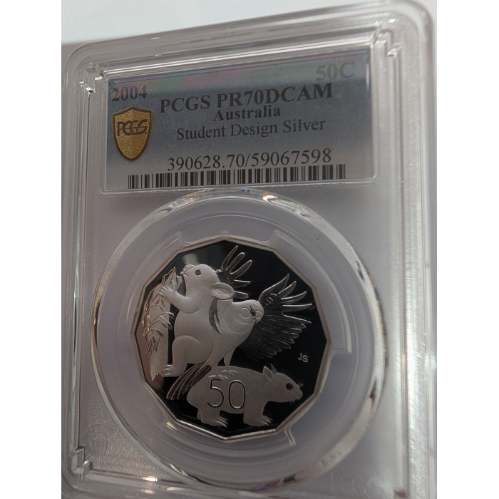 2004 Student Design 50c Silver PCGS PR70DCAM Ag