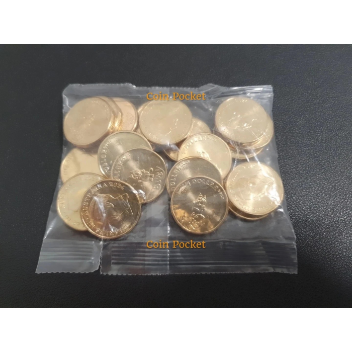 Bingo One Dollar Coin Bag of 20 Rare Bluey Dollarbuck Dog Blue $1 - Sealed