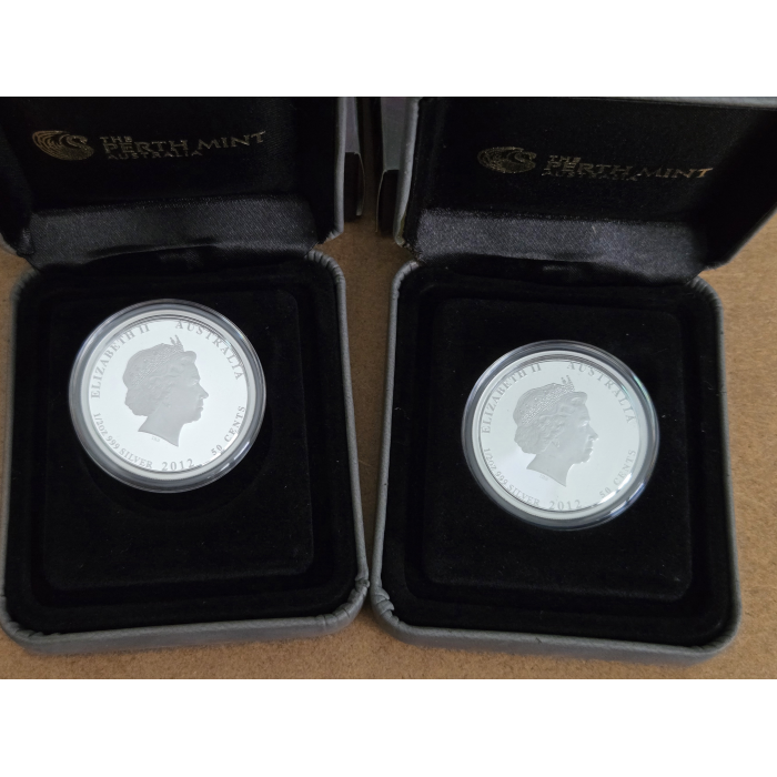 2012 Bush Babies Kookaburra 1/2oz silver proof coin 