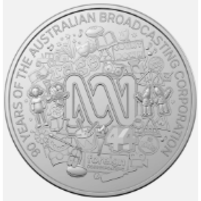2022  20c  90th ANNIVERSARY OF ABC YOURS FOR 90 YEARS CARDED COIN