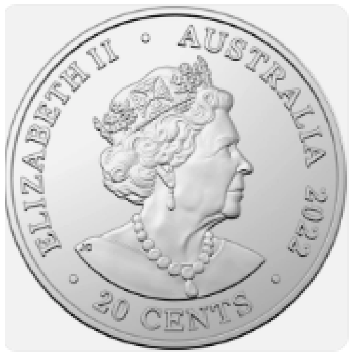 2022  20c  90th ANNIVERSARY OF ABC YOURS FOR 90 YEARS CARDED COIN
