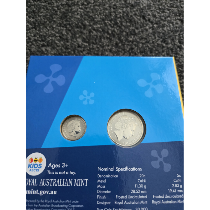 2017 Bananas in Pajamas two coin set