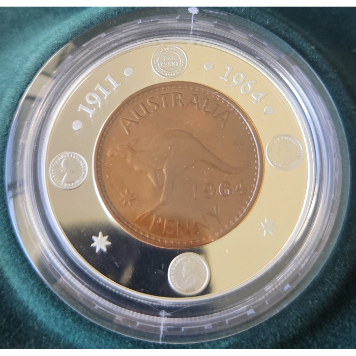 2004  Australia 40th Anniversary of the last Penny - Mintage: 16,437