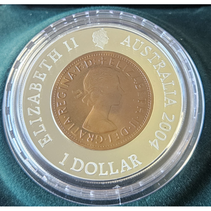 2004  Australia 40th Anniversary of the last Penny - Mintage: 16,437
