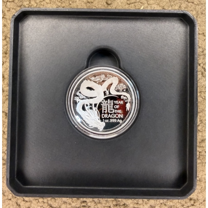 2024 Year of the Dragon 1oz Silver Coin .999 Fine – Lunar Series Dragon