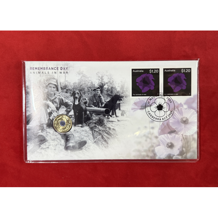 2024 - REMEMBRANCE DAY - ANIMALS IN WAR PNC
