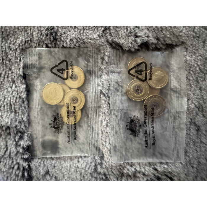 2021 RAM $2 Uncirculated Indigenous Military service coloured coin bag of 5 coin