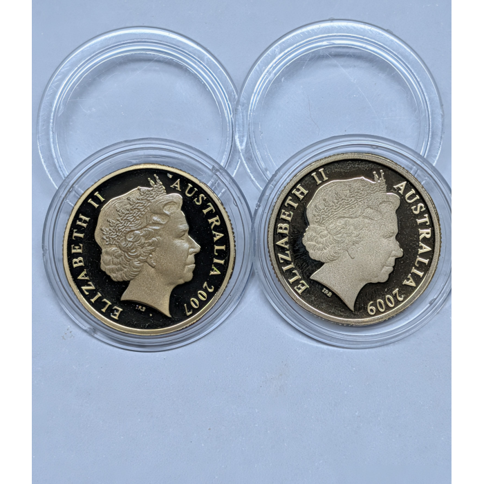 2007 & 2009 (Two) $1 Surf Lifesaver/Astronomy Proof Coin(s) - Bundle 