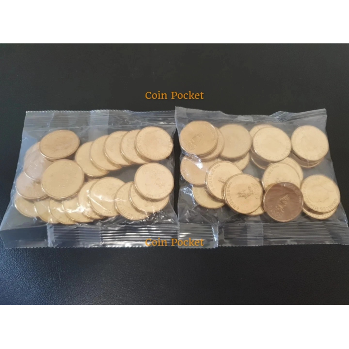 Bluey Bingo Set of 2 One Dollar Coin Bags Rare Dollarbuck Dog Blue $1 - Sealed