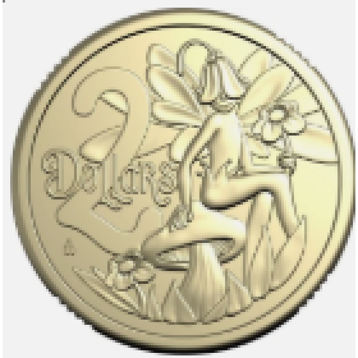 2024  $2  TOOTH FAIRY CARDED COIN