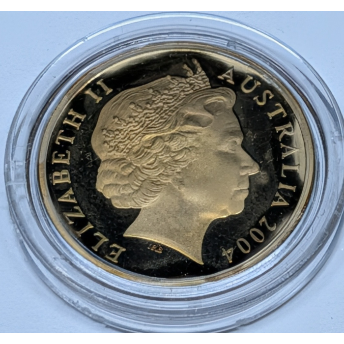 2004 $1 Holographic Mob Of Roos Proof Coin