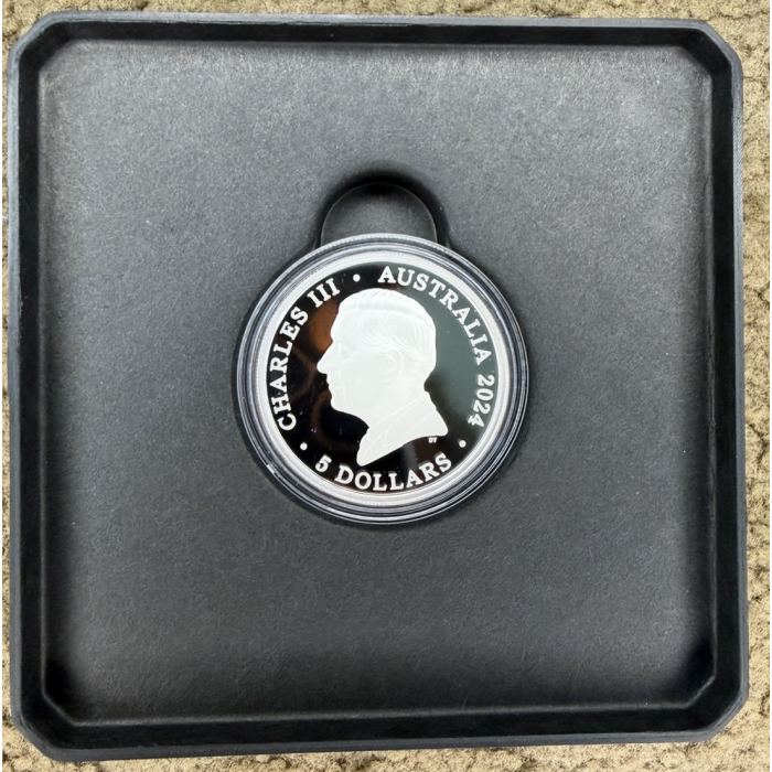 2024 $5 Australian Paralympic Team Paris Silver Proof Coin – RAM