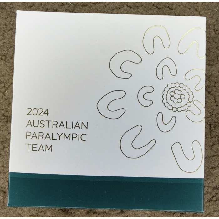 2024 $5 Australian Paralympic Team Paris Silver Proof Coin – RAM