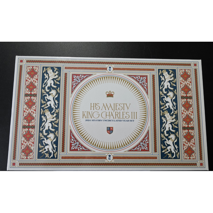 His Majesty King Charles III 2024 Six Coin Uncirculated Year Set