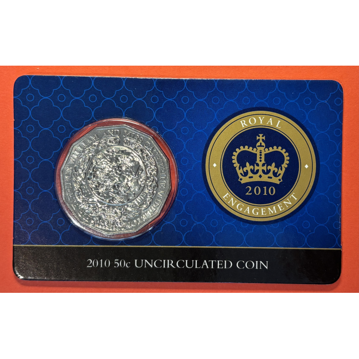 2010 Royal Engagement Uncirculated 50c Coin