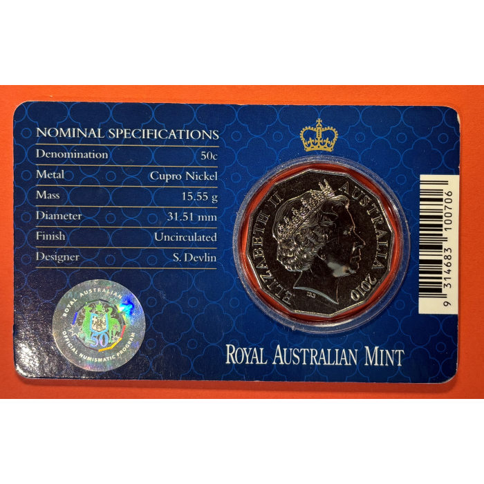 2010 Royal Engagement Uncirculated 50c Coin