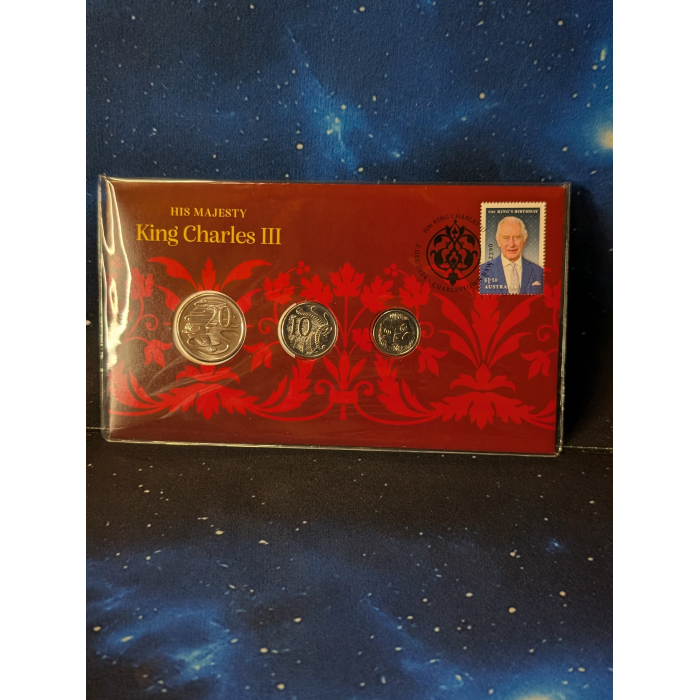 2024 PNC 3-coin 20c, 10c, 5c King Charles III (75th Birthday)