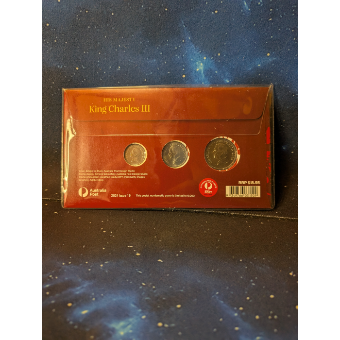 2024 PNC 3-coin 20c, 10c, 5c King Charles III (75th Birthday)