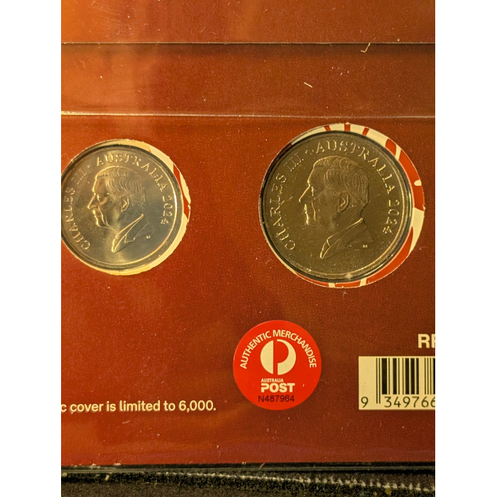 2024 PNC 3-coin 20c, 10c, 5c King Charles III (75th Birthday)