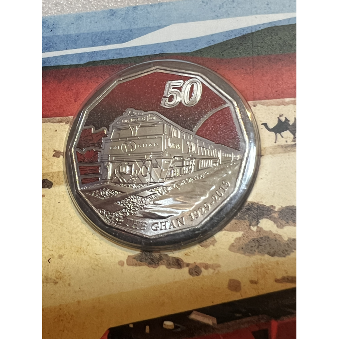 The Ghan train commemorative 2019 coin
